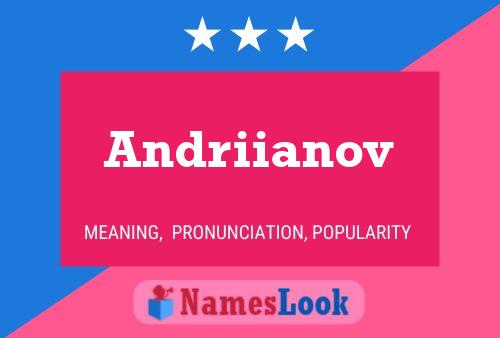 Andriianov Name Poster