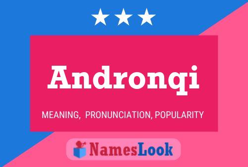 Andronqi Name Poster