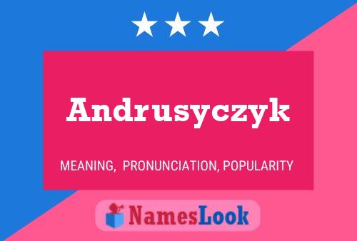 Andrusyczyk Name Poster