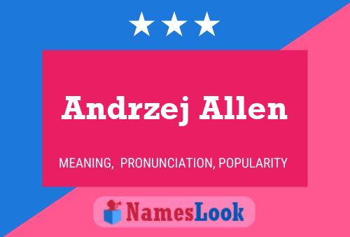 Andrzej Allen Name Poster