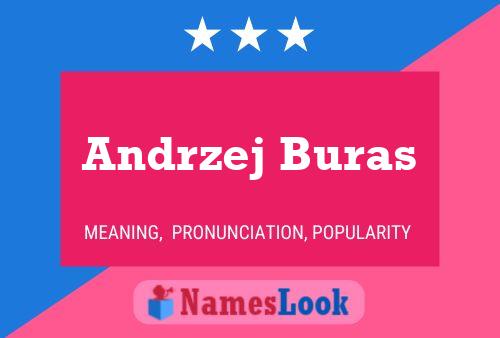 Andrzej Buras Name Poster