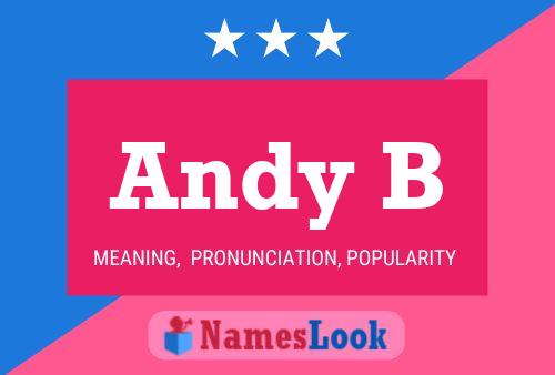 Andy B Name Poster