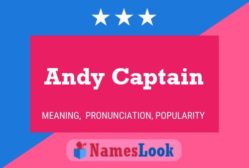 Andy Captain Name Poster