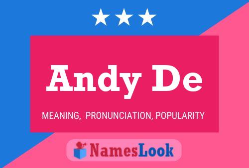 Andy De Name Poster