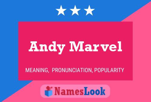 Andy Marvel Name Poster