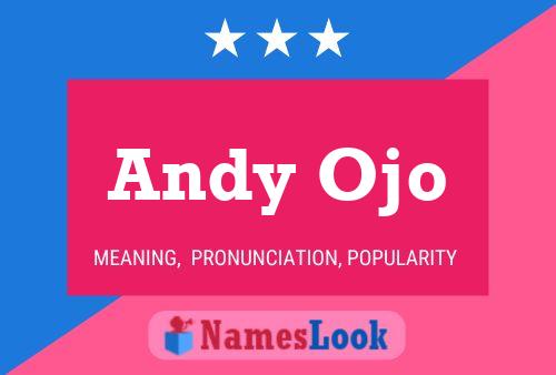 Andy Ojo Name Poster