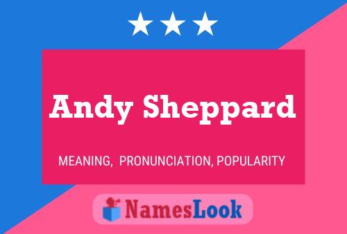 Andy Sheppard Name Poster