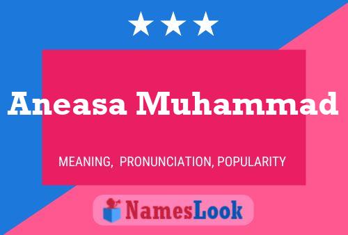 Aneasa Muhammad Name Poster