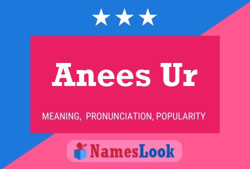 Anees Ur Name Poster