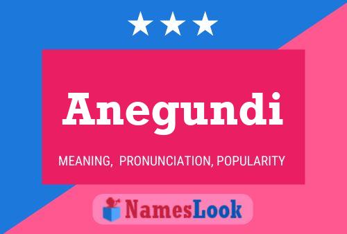 Anegundi Name Poster