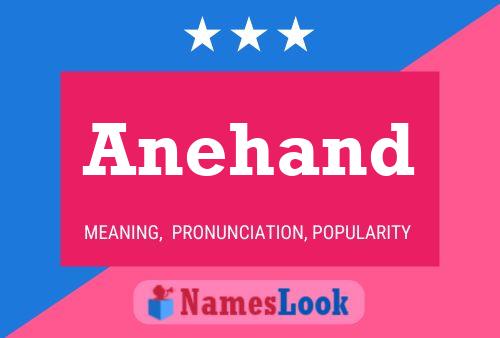 Anehand Name Poster