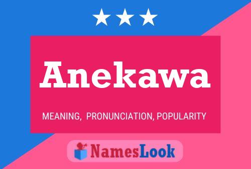 Anekawa Name Poster