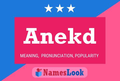 Anekd Name Poster