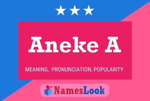 Aneke A Name Poster