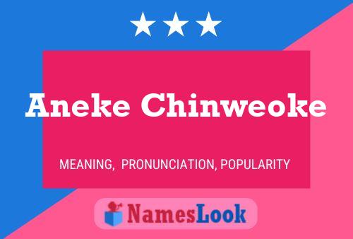 Aneke Chinweoke Name Poster