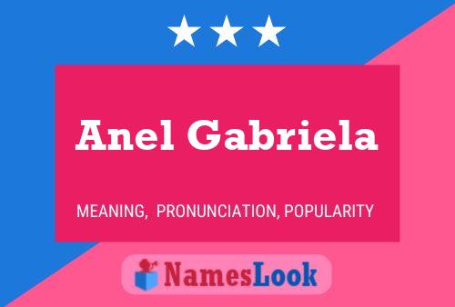 Anel Gabriela Name Poster