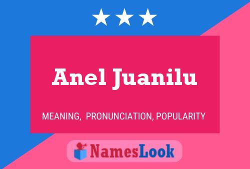 Anel Juanilu Name Poster