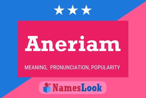 Aneriam Name Poster