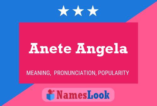 Anete Angela Name Poster