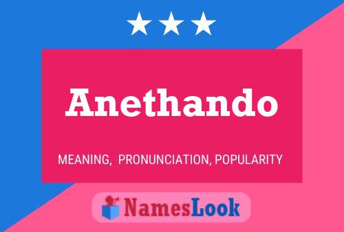 Anethando Name Poster