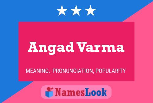 Angad Varma Name Poster