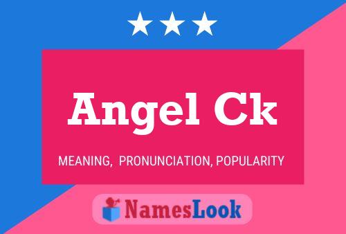 Angel Ck Name Poster