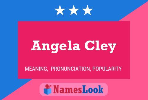 Angela Cley Name Poster