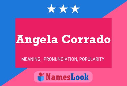 Angela Corrado Name Poster