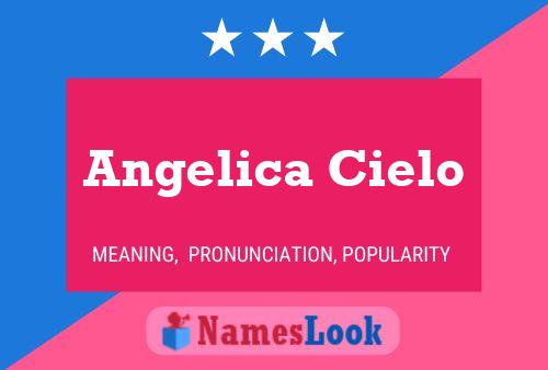 Angelica Cielo Name Poster