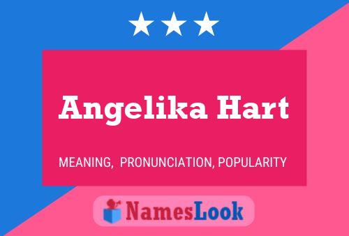 Angelika Hart Name Poster