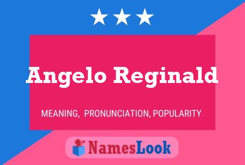 Angelo Reginald Name Poster