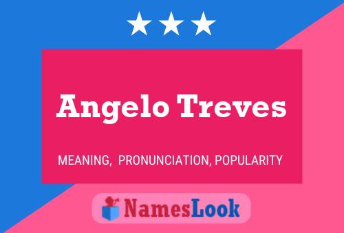 Angelo Treves Name Poster