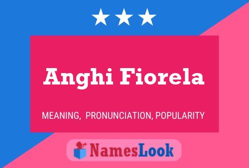 Anghi Fiorela Name Poster