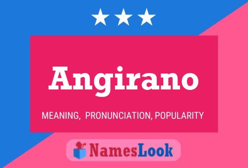 Angirano Name Poster