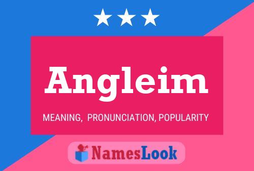 Angleim Name Poster