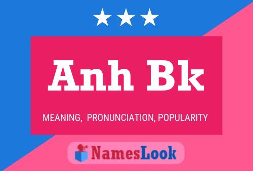 Anh Bk Name Poster