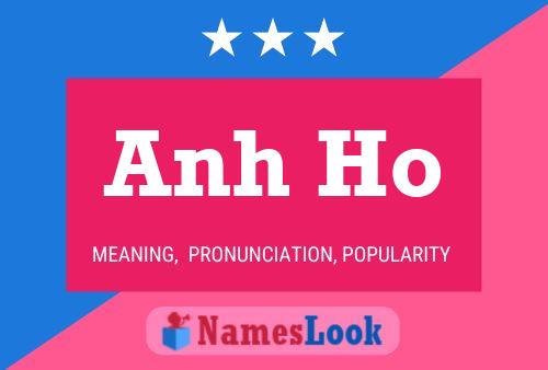 Anh Ho Name Poster