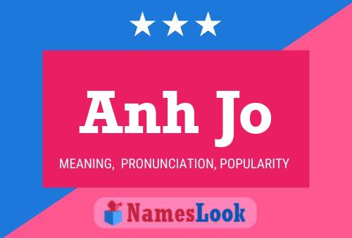 Anh Jo Name Poster