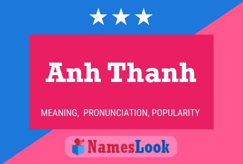 Anh Thanh Name Poster