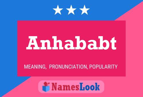 Anhababt Name Poster