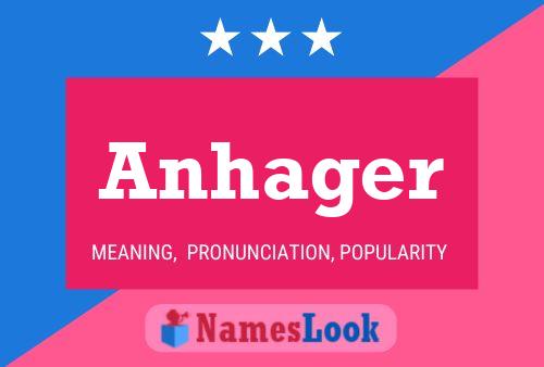 Anhager Name Poster