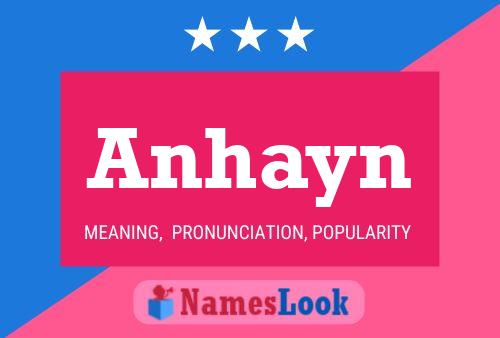 Anhayn Name Poster