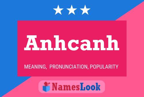 Anhcanh Name Poster