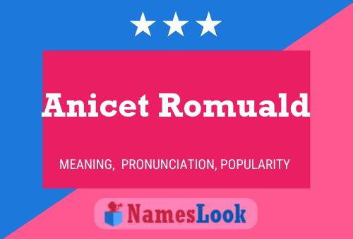 Anicet Romuald Name Poster