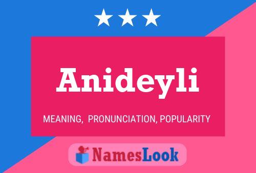 Anideyli Name Poster