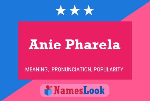 Anie Pharela Name Poster