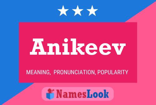 Anikeev Name Poster