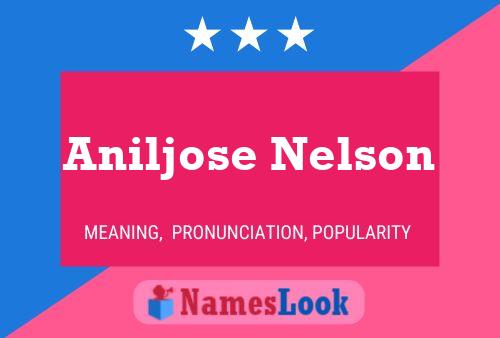 Aniljose Nelson Name Poster