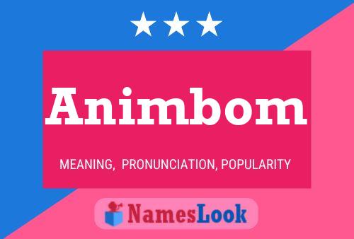 Animbom Name Poster