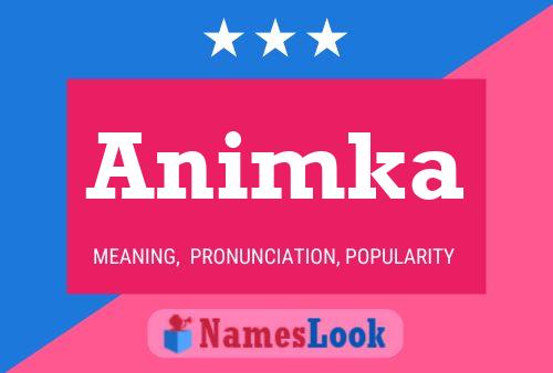 Animka Name Poster